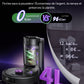 Publicité pour le système GreenBin sans sac de l'aspirateur robot Cleanova W15. Le robot et son bac à poussière transparent sont représentés à gauche, avec des effets visuels violets. À droite, une comparaison montre que le système traditionnel utilise 12 sacs par an à 8€ pièce (coût total : 96€/an), tandis que le Cleanova W15 ne génère aucun coût annuel (0€/an). Le message principal promeut les économies, le gain de temps et les bénéfices écologiques de cette technologie.